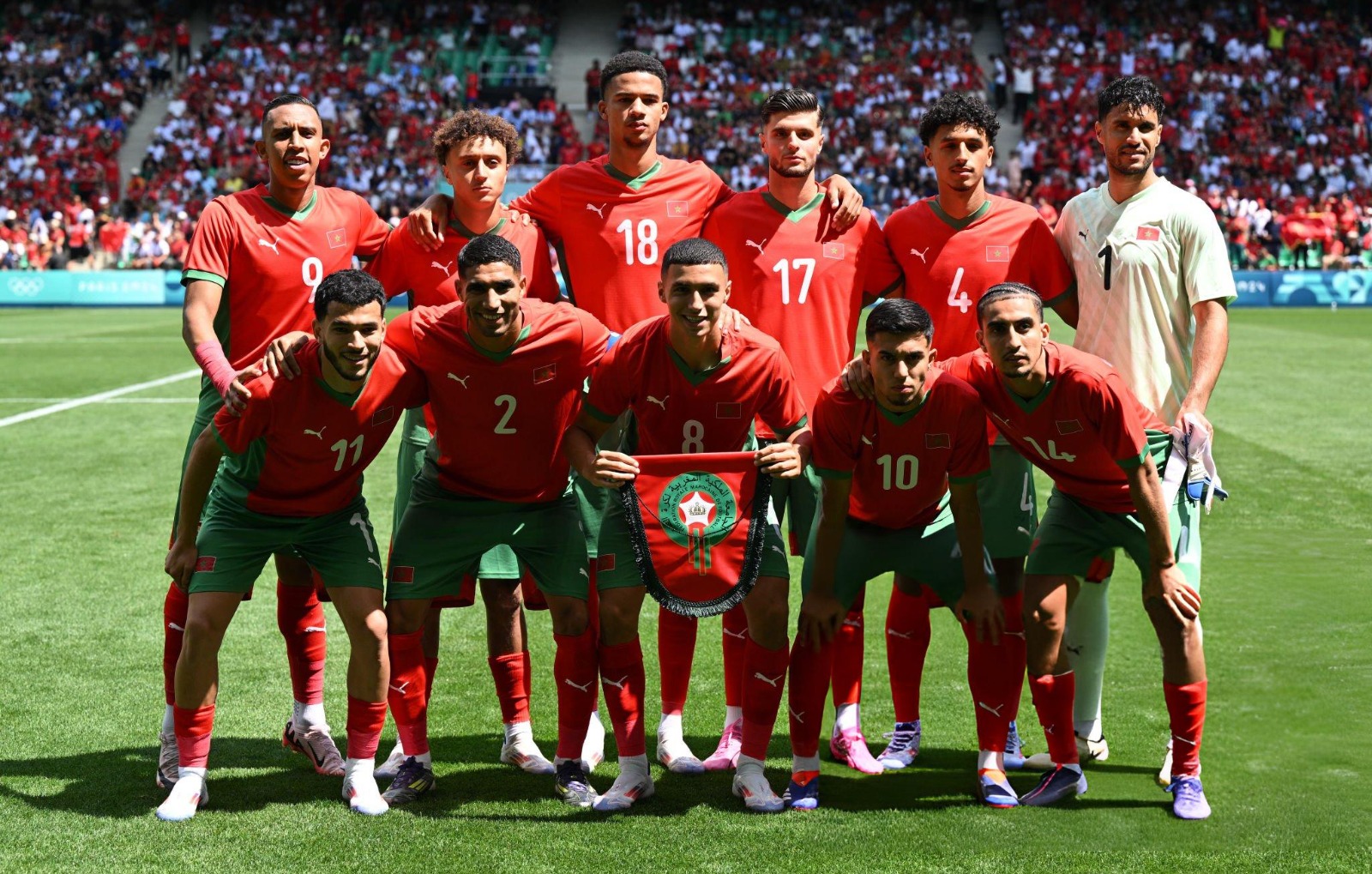 منتخب المغرب الأولمبي في مواجهة الأرجنتين بالألعاب الأولمبية باريس 2024 - 24 يوليو 2024